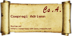 Csepregi Adrienn névjegykártya